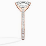 Channel Set Solitaire Engagement Ring