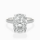 Channel Set Solitaire Engagement Ring