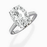 Channel Set Solitaire Engagement Ring