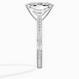 Channel Set Solitaire Engagement Ring