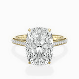 Channel Set Solitaire Engagement Ring