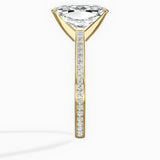 Channel Set Solitaire Engagement Ring
