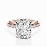 Channel Set Solitaire Engagement Ring