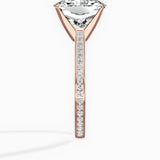 Channel Set Solitaire Engagement Ring