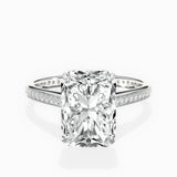 Channel Set Solitaire Engagement Ring