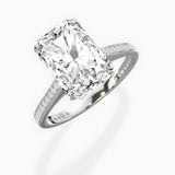 Channel Set Solitaire Engagement Ring