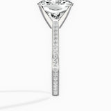 Channel Set Solitaire Engagement Ring