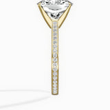 Channel Set Solitaire Engagement Ring