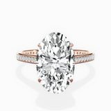 Channel Set Solitaire Engagement Ring