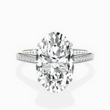 Channel Set Solitaire Engagement Ring