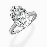 Channel Set Solitaire Engagement Ring