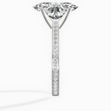 Channel Set Solitaire Engagement Ring