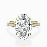 Channel Set Solitaire Engagement Ring