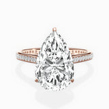 Channel Set Solitaire Engagement Ring