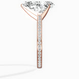 Channel Set Solitaire Engagement Ring