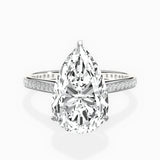 Channel Set Solitaire Engagement Ring