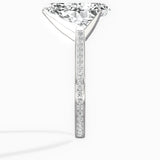 Channel Set Solitaire Engagement Ring