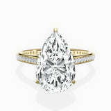 Channel Set Solitaire Engagement Ring