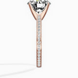 Channel Set Solitaire Engagement Ring