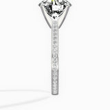 Channel Set Solitaire Engagement Ring