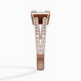 Split Shank Solitaire Engagement Ring