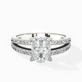 Split Shank Solitaire Engagement Ring