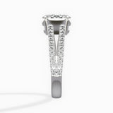 Split Shank Solitaire Engagement Ring