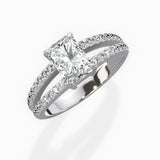 Split Shank Solitaire Engagement Ring