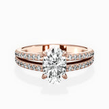 Split Shank Solitaire Engagement Ring