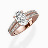 Split Shank Solitaire Engagement Ring