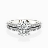 Split Shank Solitaire Engagement Ring