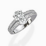 Split Shank Solitaire Engagement Ring