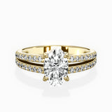 Split Shank Solitaire Engagement Ring