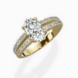 Split Shank Solitaire Engagement Ring