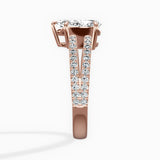 Split Shank Solitaire Engagement Ring