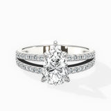Split Shank Solitaire Engagement Ring
