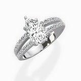 Split Shank Solitaire Engagement Ring
