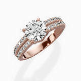 Split Shank Solitaire Engagement Ring