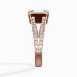 Split Shank Solitaire Engagement Ring