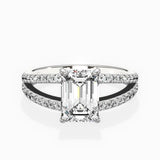Split Shank Solitaire Engagement Ring