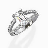 Split Shank Solitaire Engagement Ring