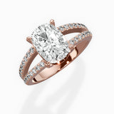 Split Shank Solitaire Engagement Ring
