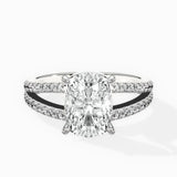 Split Shank Solitaire Engagement Ring