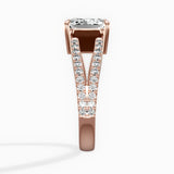 Split Shank Solitaire Engagement Ring