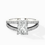 Split Shank Solitaire Engagement Ring