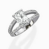 Split Shank Solitaire Engagement Ring