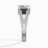 Split Shank Solitaire Engagement Ring