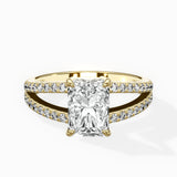 Split Shank Solitaire Engagement Ring