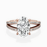 Split Shank Solitaire Engagement Ring