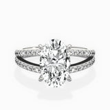 Split Shank Solitaire Engagement Ring
